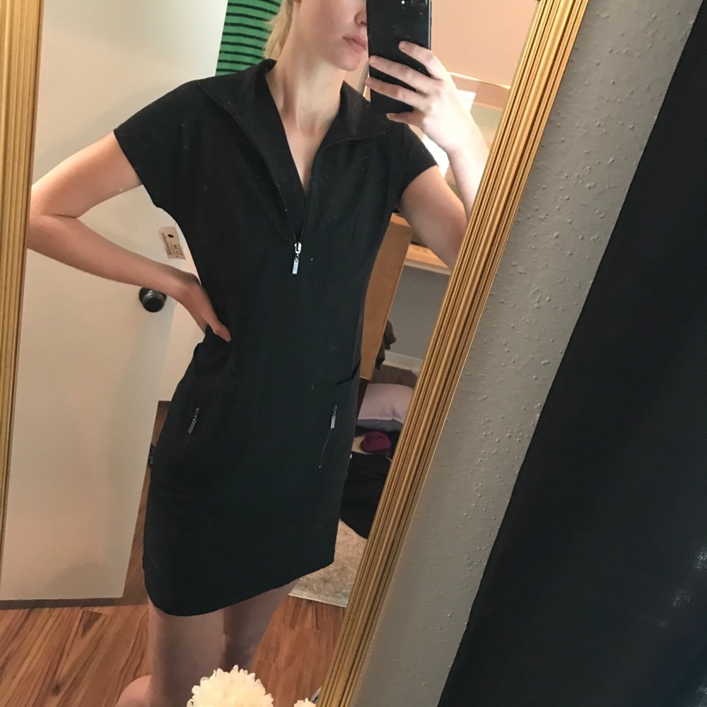 Black workout dress